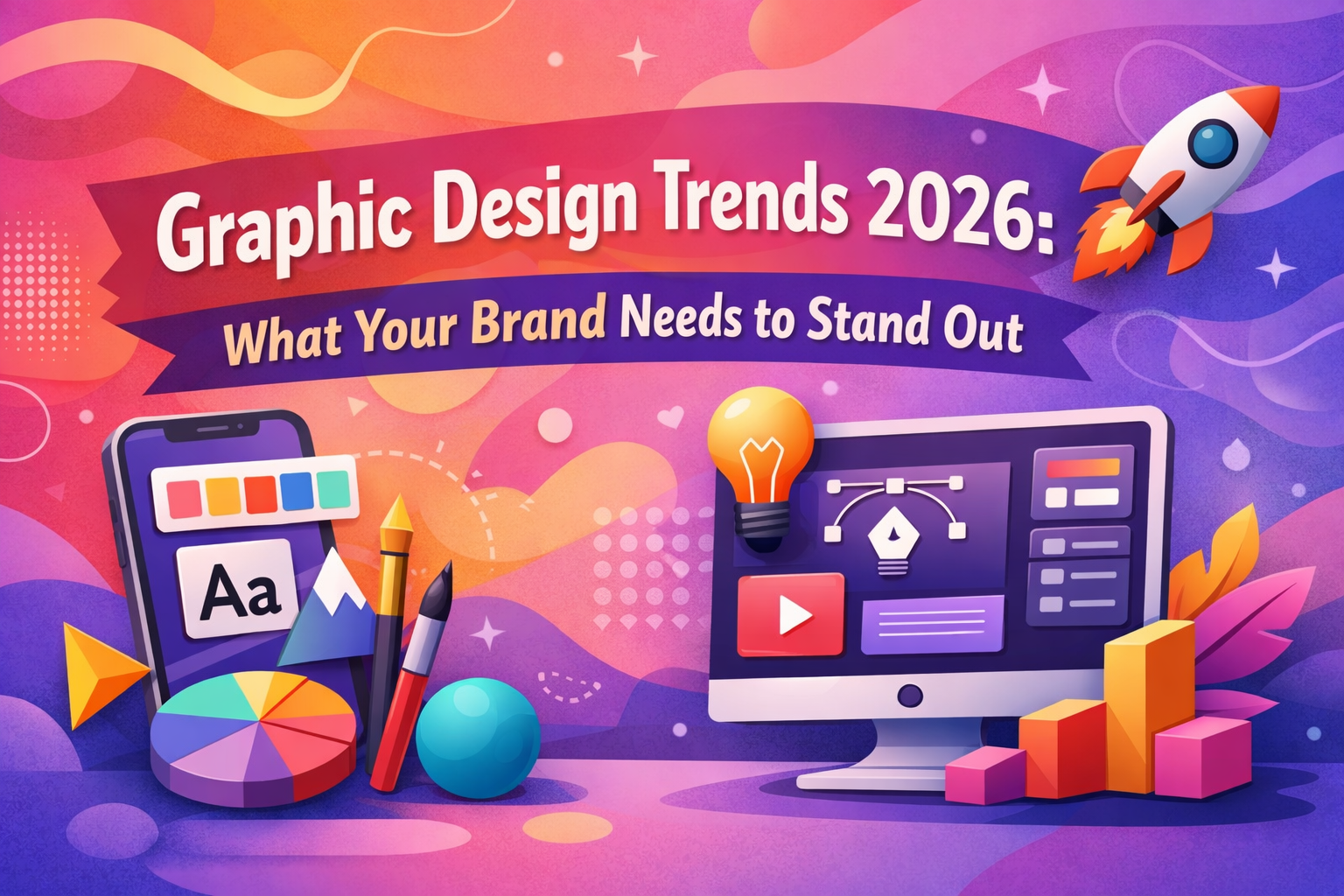 Graphic Design Trends 2026: What Your Brand Needs to Stand Out