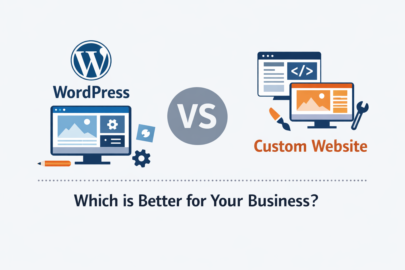 WordPress vs Custom Website Development: Which is Better for Your Business?